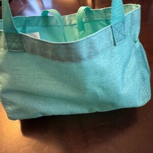 thirty-one Brand-Turquoise Canvas Tote Bag - Lightweight Everyday